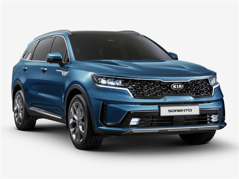 Kia Sorento 2021 вид спереди