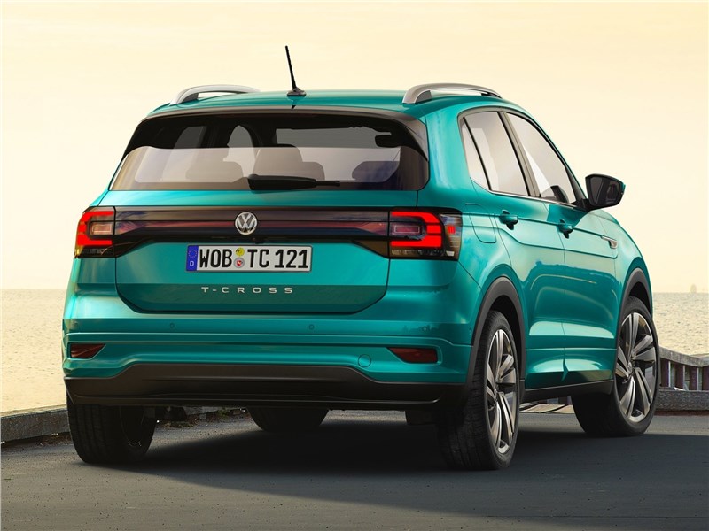 Volkswagen T-Cross 2019 вид сзади