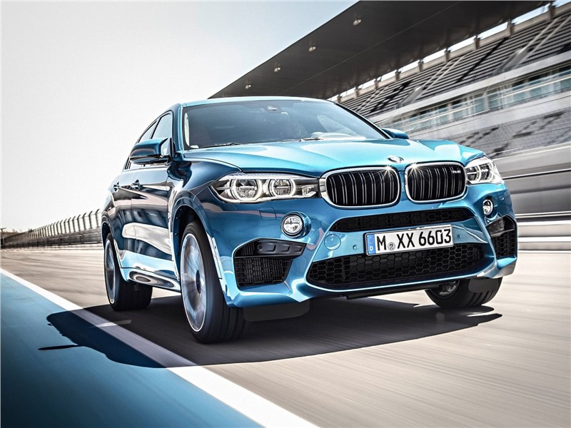 BMW X6 M 2016 вид спереди