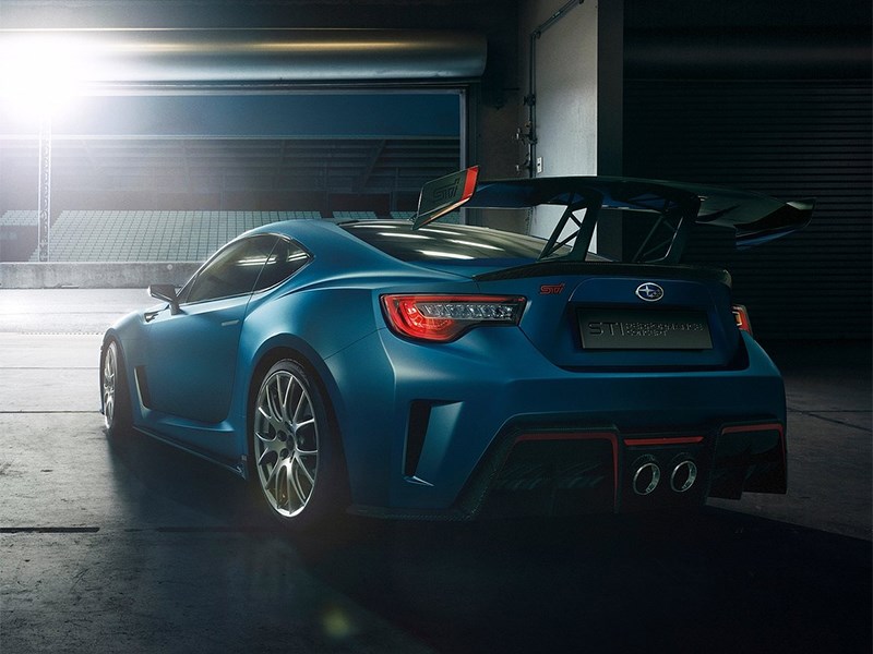 Subaru BRZ STI Concept 2015 вид сзади