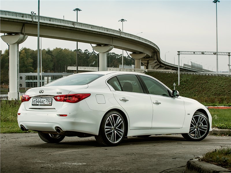 Infiniti Q50 2016 вид сзади