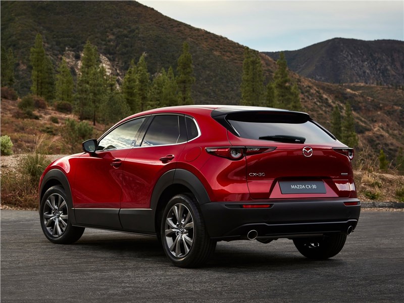 Mazda CX-30 2020 вид сзади