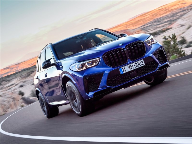 BMW X5 M 2020 вид спереди