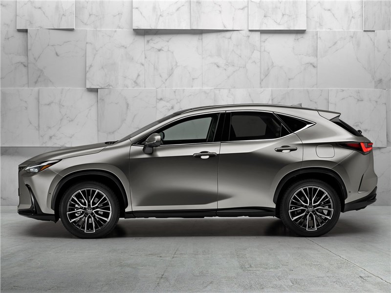 Lexus NX (2022) вид сбоку