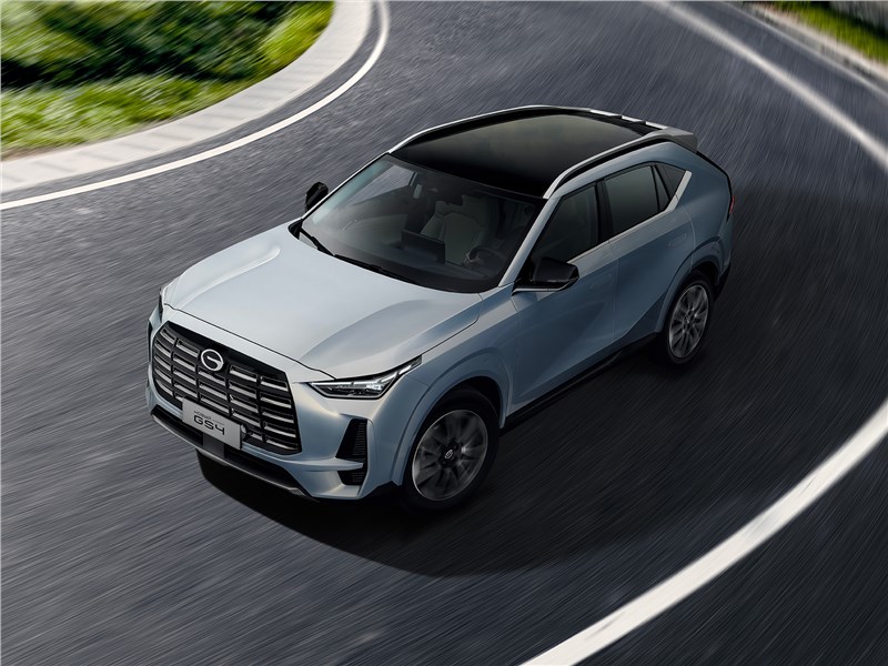 GAC GS4 (2025) вид спереди сверху