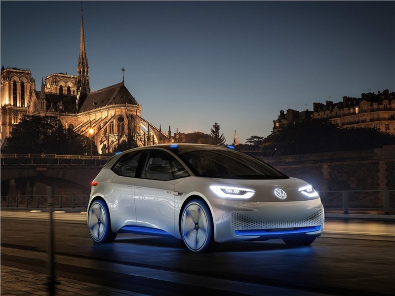 Volkswagen I.D. concept 2016 вид спереди