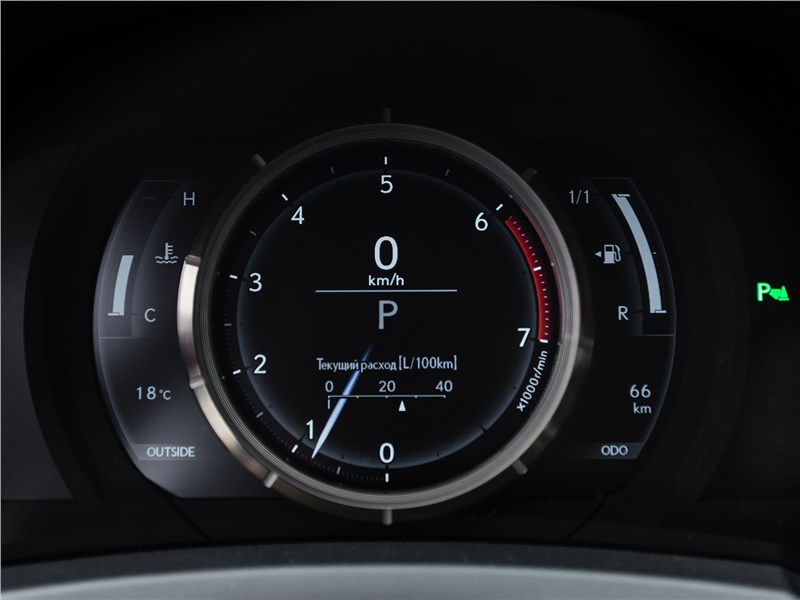 Lexus RC 2015 приборная панель