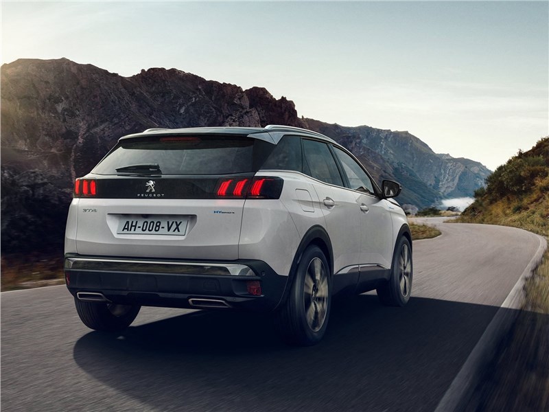 Peugeot 3008 (2021) вид сзади