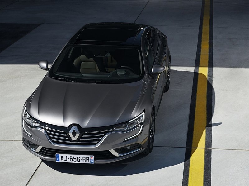 Renault Talisman 2016 вид сверху