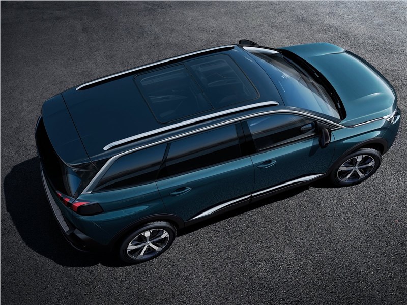 Peugeot 5008 2017 вид сверху