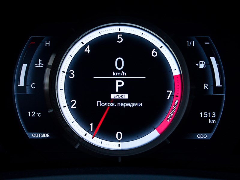 Lexus IS FS 2013 приборная панель