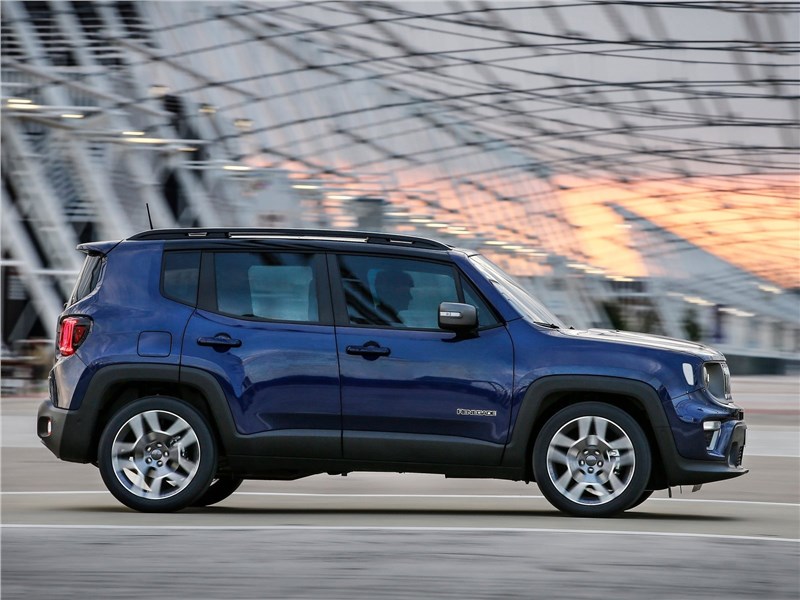 Jeep Renegade 2019 вид сбоку