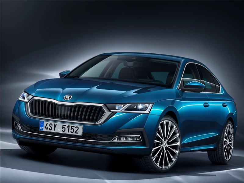 Skoda Octavia 2020 вид спереди