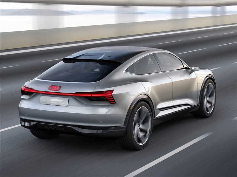 Audi e-tron Sportback Concept 2017 вид сзади