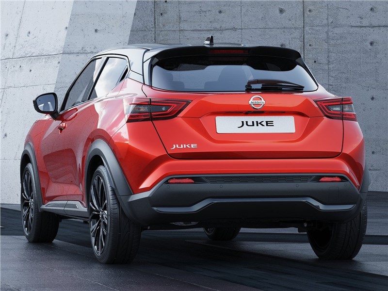 Nissan Juke 2020 вид сзади