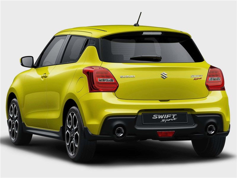 Suzuki Swift Sport 2018 вид сзади