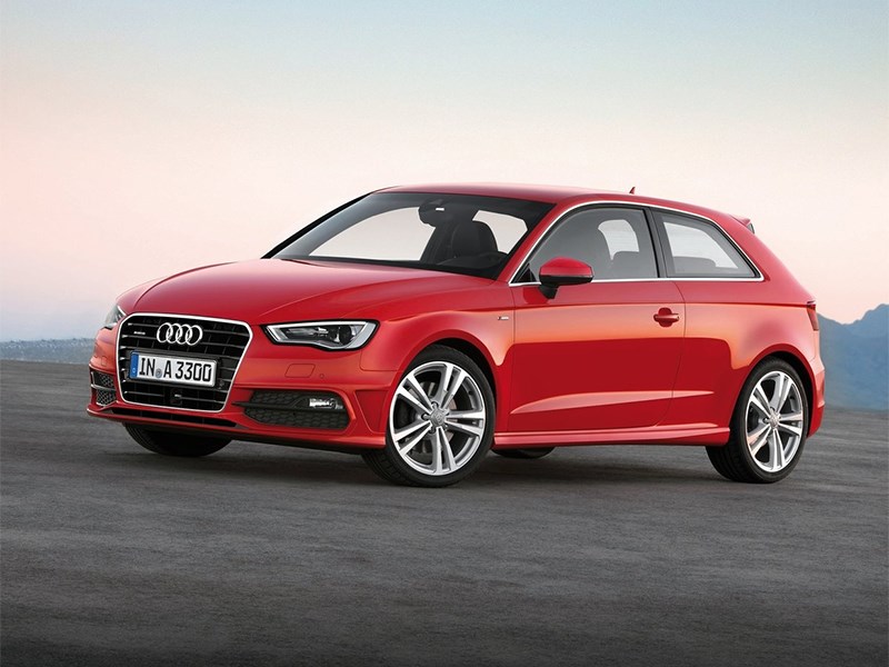 Audi A3 2012 вид спереди