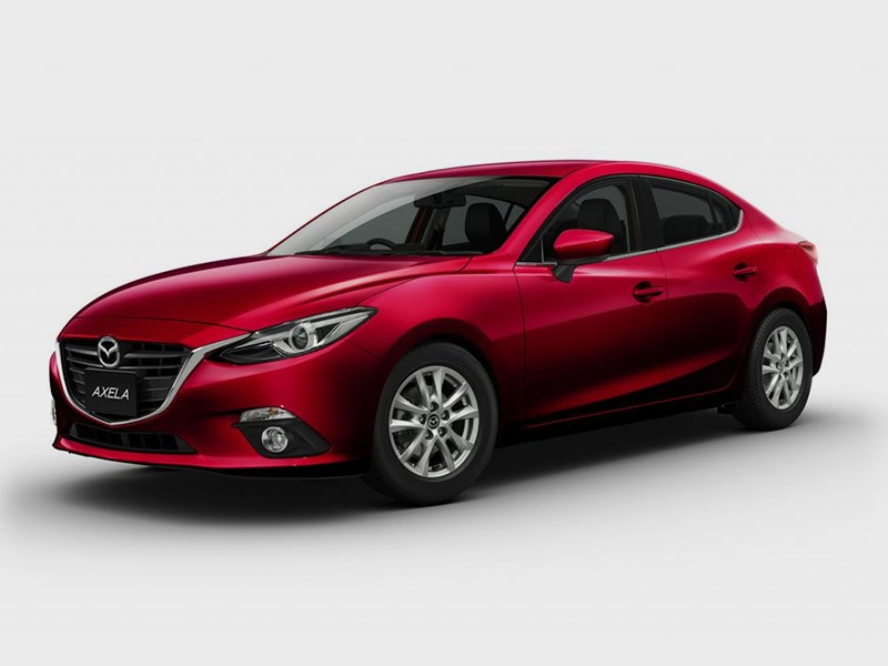 Mazda Axela 2013 вид спереди 3/4