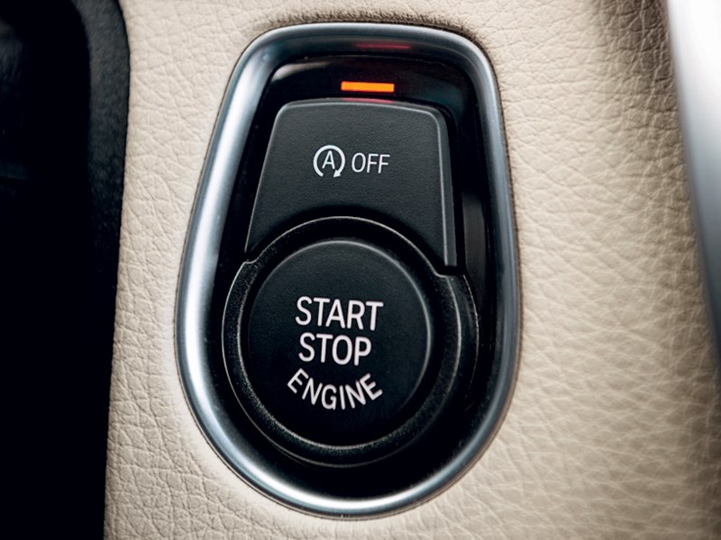 BMW 3 series GT 2013 кнопка "старт-стоп"