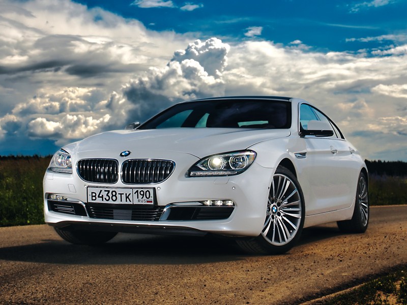 BMW 6 Series Gran Coupe 2012 вид спереди