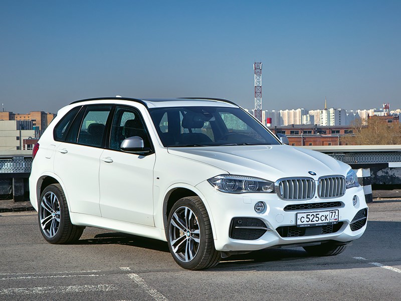 BMW X5 M50d 2013 вид спереди