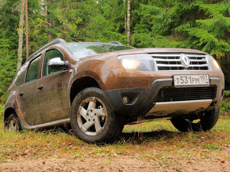 Renault Duster 2012 на бездорожье фото 11