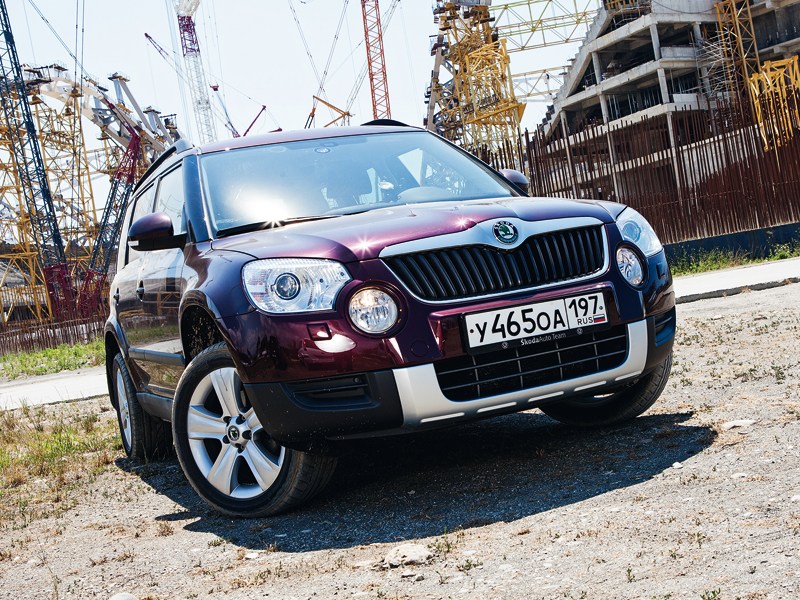 Skoda Yeti вид спереди