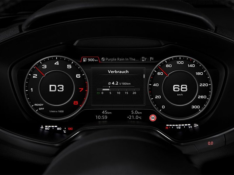 Audi TT 2014 приборная панель