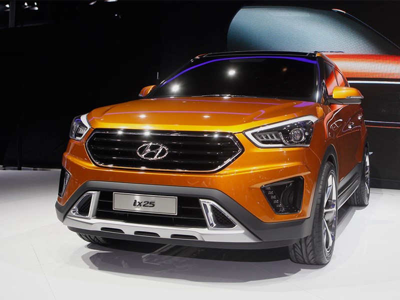 Hyundai ix25 concept 2014 вид спереди