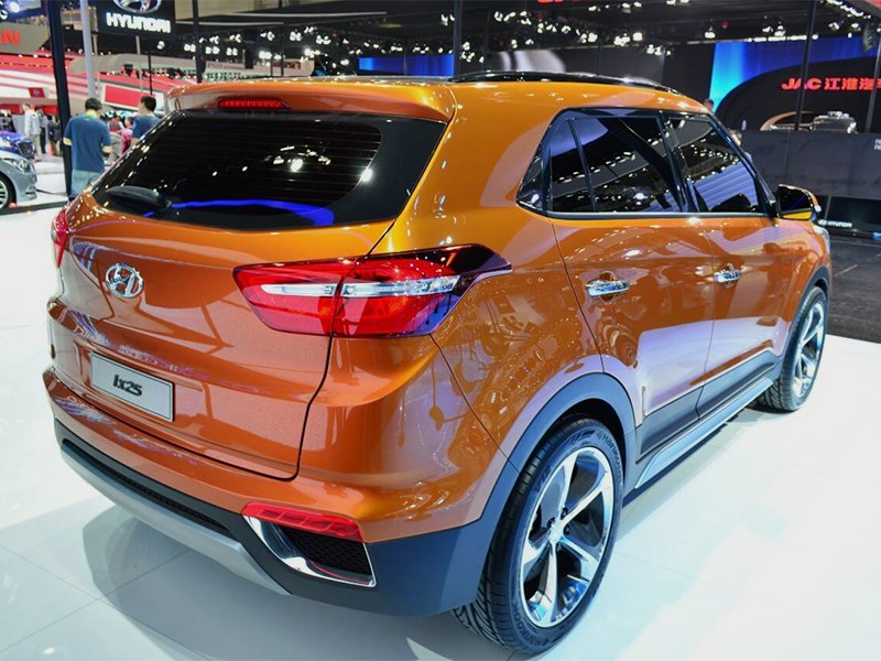 Hyundai ix25 concept 2014 вид сзади