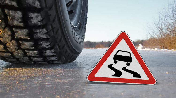 Опасный черный лед