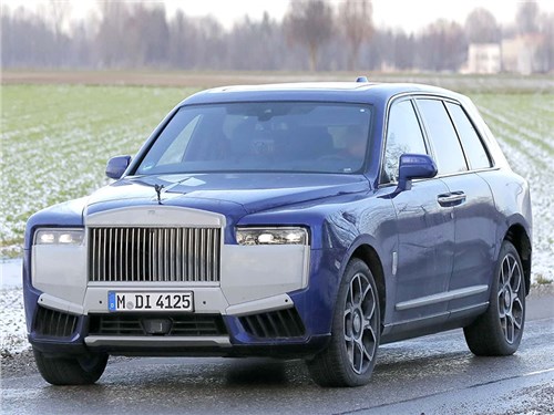Появились новые шпионские фотографии обновленного Rolls-Royce Cullinan